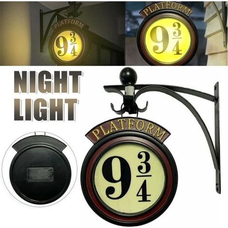 Applique veilleuse murale 9 3/4 lampe accessoire Harry Potter (1/3)