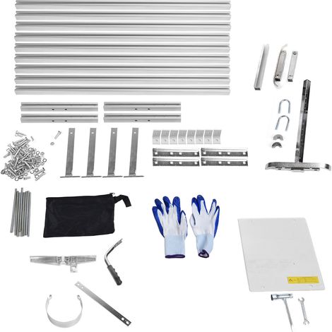 Guide de sciage pour tronçonneuse en alliage d'aluminium, système de rail de 2,7 mètres, accessoires de fraisage 36 pouces, kit complet pour affûtage précis. (1/5)