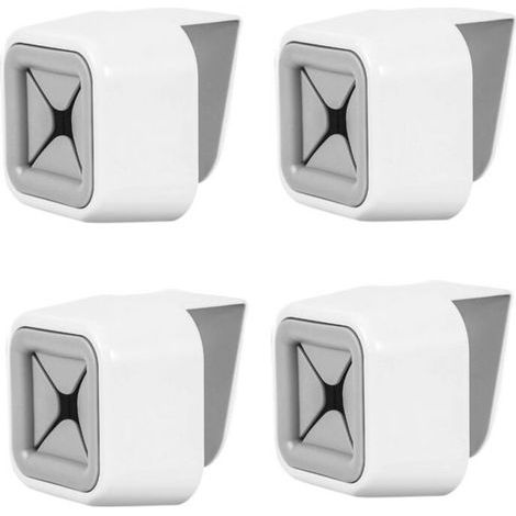 Lot de 4 Ensemble de barres porte serviettes de salle de bain, aucun perçage requis, barre porte serviettes murale multifonctionnelle, crochet porte serviettes pour salle de bain (1/5)