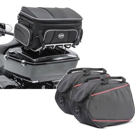 Set de poche de queue + valise latérale S2 (1/4)