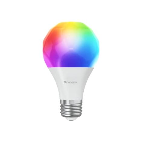 NANOLEAF MATTER ESSENTIALS AMPOULE LED E27 CONNECTÉE RGBW - LAMPE INTELLIGENTE, MATTER SUR THREAD, BLUETOOTH, COMPATIBLE GOOGLE