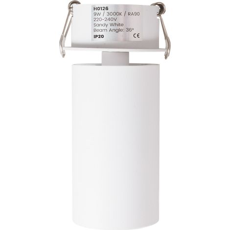 Faretto incasso orientabile tondo bianco LED 7W 3000K Maxlight (1/3)