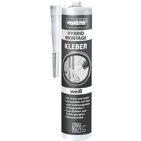 Primaster Hybrid Montage Kleber weiß 430g