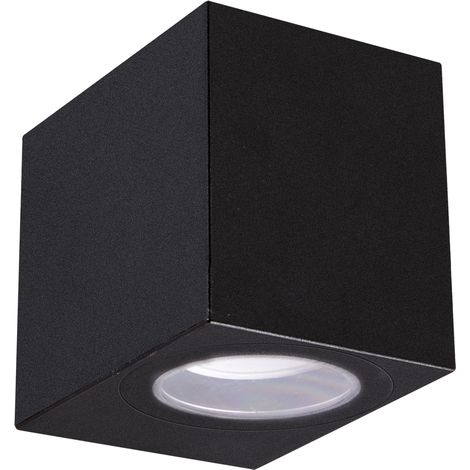 Luminaria de jardín hermética negra 12W IP54 con casquillo GU10 D Ideus 04018 (1/2)