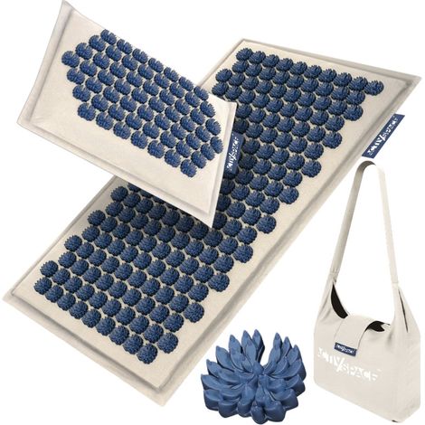 Coconut ECO Akupressurmatte – Set in Marineblau
