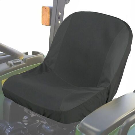 Housse de siège pour tracteur tondeuse - Housse de siège pour tracteur Housse de siège avec poches de rangement outil de protection de siège pour siège tracteur tondeuse à gazon (1/4)