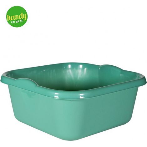 Bacinella quadrata Belli e Forti 10 litri Verde