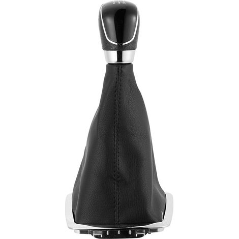 Suitable for Ford Focus gear knob, large frame, dust cap, gear shift accessories, black cap, large frame, 6 gears, one set.--DTEKGAZ (1/4)