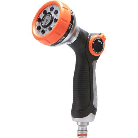Pistolet arrosage du jardin 8 modèles réglables, pulvérisateur multifonctionnel avec débit d'eau contrôlable, nettoyage de cour (1/5)