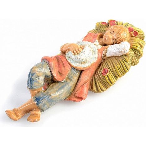 PASTORE DORMIENTE 6,5CM IN RESINA (F-266)