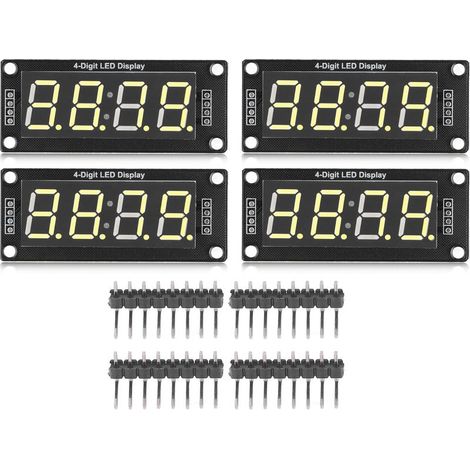 4-stellige LED-Digitalanzeigen, Uhrmodul (1/5)