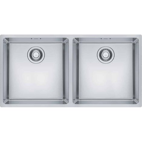 Evier Franke Maris MRX120-40-40 - Inox Lisse - Vidage : Manuel (1/3)