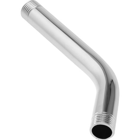 Bras de douche rond en acier inoxydable de 15 cm (6 pouces) à fixation murale pour pommeau de douche de plafond de salle de bain (1/5)