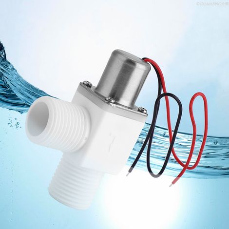 Elektrisches Impulsmagnetventil aus Kunststoff für die Wassersteuerung, 4,5–6 V DC, 1/2" (1/5)