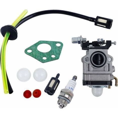 Kit carburatore per decespugliatori da 52cc, 49cc e 43cc, comprensivo di guarnizione, tubo flessibile, candela e filtro carburante. Carburatore per decespugliatore (1/4)