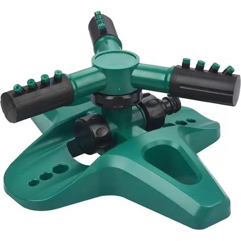 Arroseur de jardin rotatif à 360° pour pelouse et jardin, système d'arrosage automatique réglable pour une large couverture de surface, idéal pour l'irrigation des jardins, des fermes et des gazons. (1/5)