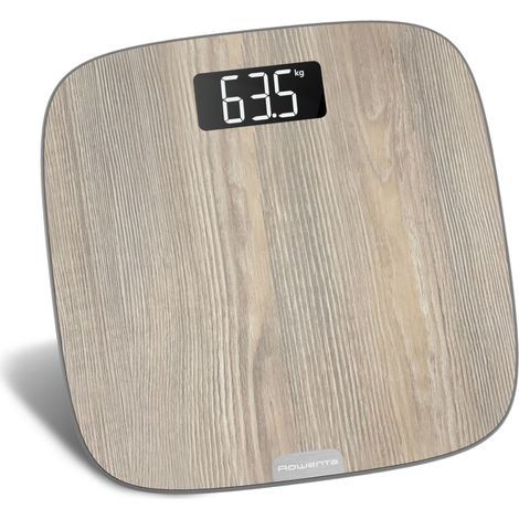 Rowenta BS1600 Personenwaage Quadratisch Holz Elektronische Personenwaage