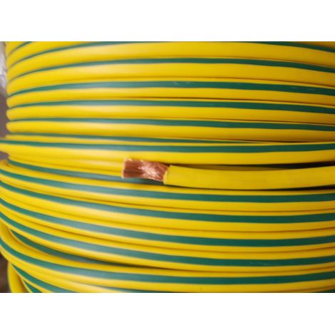 Cavi al metro cavo unipolare cordina fs17 giallo verde sezione 1x50mmq n07v-k1x50gv fs17-1x50gv