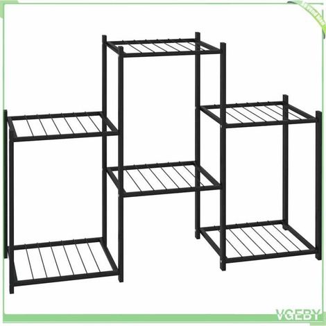 Jardinière - FAF EICY - 343125 - 83x25x60 cm - Fer enduit de poudre - Noir (1/5)