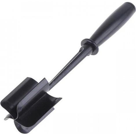 Prensa para carne y puré de patatas, picadora de carne manual mejorada, utensilio negro resistente – (1/5)