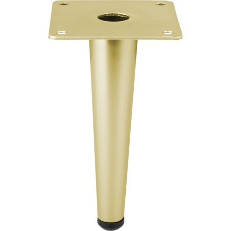 Pata de mueble FS020 150 mm oro cepillado SANS MARQUE