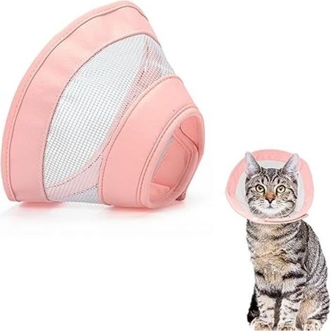 Collerette Chat Anti Grattage Modèle - Blanc - Chat (1/4)