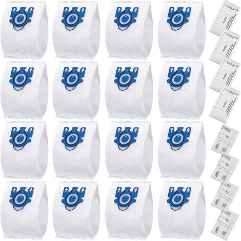 Paquete de 16 bolsas 3D GN para aspiradora Miele AirClean con 4 filtros de protección del motor y 4 filtros AirClean (1/5)