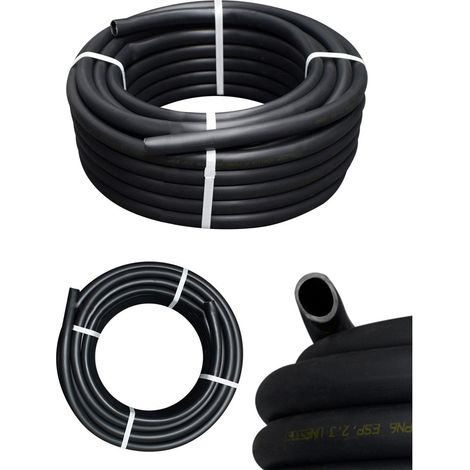 JARDIN202 - Tubo Polietileno PN04 y PN06 Riego Agrícola - Diámetros 20,25,32 y 40mm Rollos de 25m, 50m y 100m Flexible y Resistente UV 25 m (⌀40mm 6 atm.)