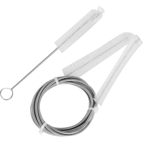 Tuyau respirateur universel, brosse de nettoyage en acier inoxydable pour machine respiratoire, accessoires pour ventilateur, tube flexible réutilisable, équipement médical domestique (1/5)