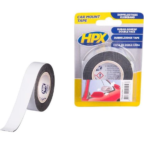 Ruban Adhesif Double Face 19 Mm X 2 M Tapes -UNITE- blanc