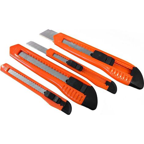 Kit 4 Taglierini Cutter 18mm + 9mm