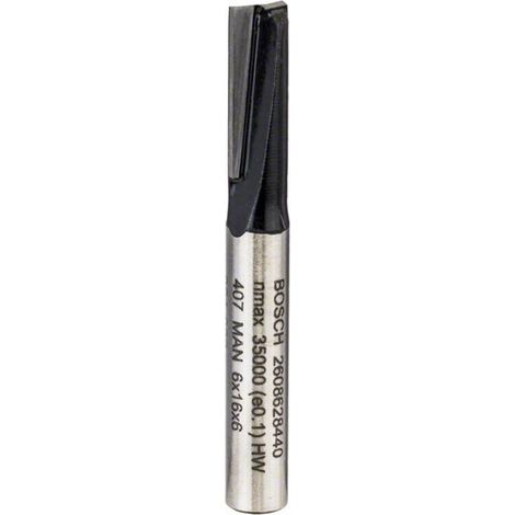 Bosch PRO Nutfräser, 6 mm, D1 6 mm, L 15,6 mm, G 48 mm (1/5)