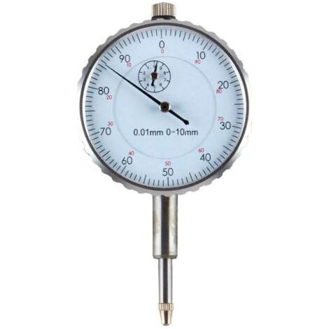 Comparateur à cadran 0-10 mm, mesure extérieure, précision 0,01 mm, horloge (1/5)