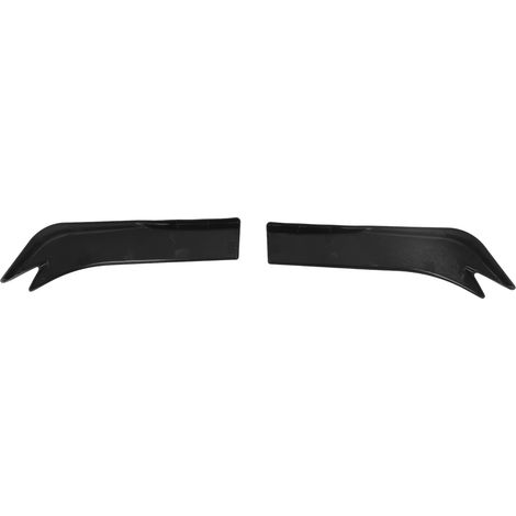 pièces Lèvre d'angle de pare-chocs arrière 45 cm Noir brillant Lèvre de diffuseur séparateur pour voiture Série 1 E90 E91 (1/5)