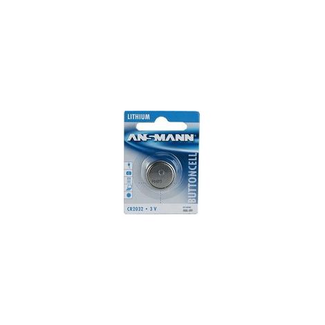 Pile a bottone 3 V 230 mAh CR2032 20x3.2mm 1 pz / foglio ANSMANN (1/5)