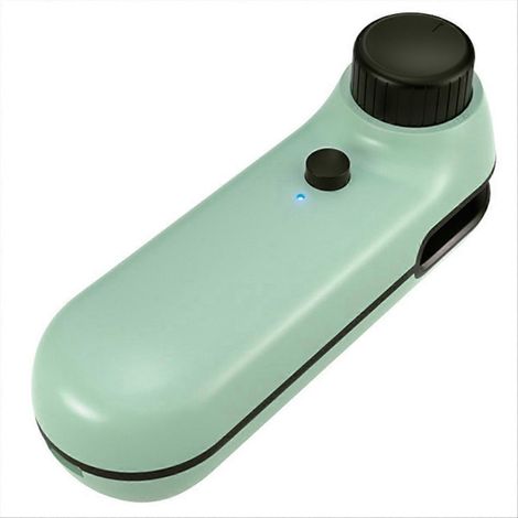 Lot de 2 mini scelleuses thermiques rechargeables 2 en 1, scelleuse thermique portable, A (1/5)
