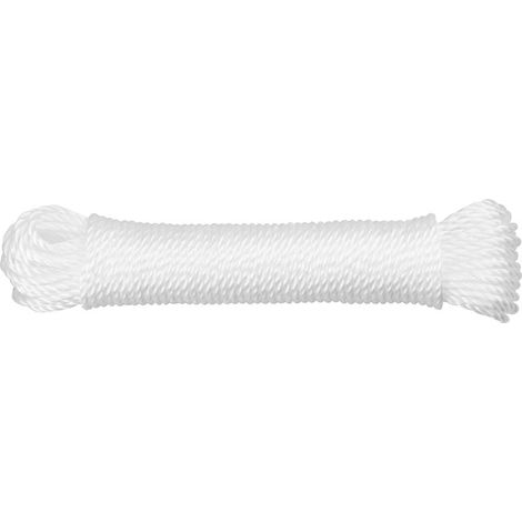 Wäscheleine Cloth-Line L-20 m/4 mm, PE, Farbmix (1/2)