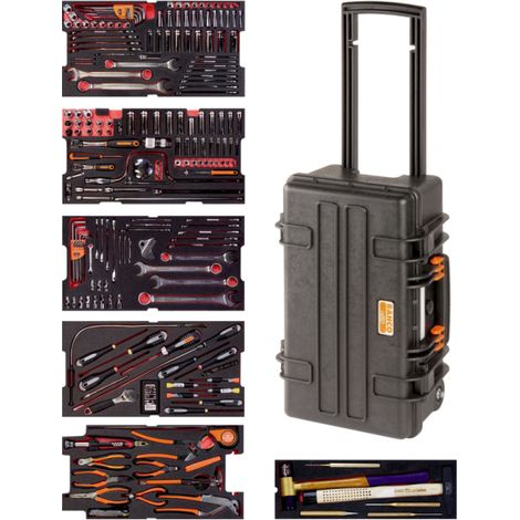 Bahco - Caisse rigide à usage intensif avec kit d'outils aviation 240 outils - 4750RCHDW01FF1 (1/5)