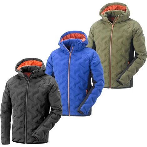 Neri Safety Quilted Jacke Dakota Blau XL