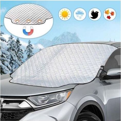 Funda para parabrisas de coche: magnética, plegable, antihielo, antinieve, antilluvia, anti-UV y antipolvo (183 x 116 cm) (1/5)