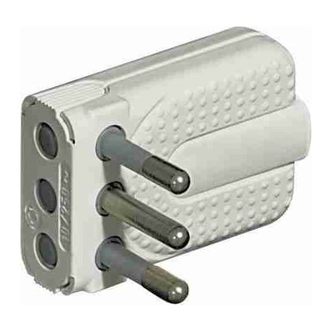 BTIS2465TAE Spina Corner bianca 2P+T 16A salvaspazio