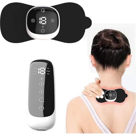Appareil TENS sans fil pour soulager la douleur, stimulateur musculaire chauffant rechargeable, massage EMS (1/5)