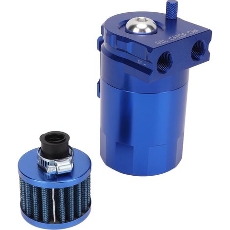 Séparateur d'huile à air avec filtre de ventilation pour Ford Raptor Expedition, bleu, collecteur de vapeur d'huile, kit de remplacement avec reniflard, accessoire moteur performant. (1/5)