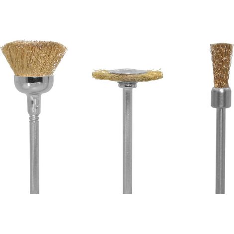 3 petites brosses en laiton (moyennes) 1671 (1/2)