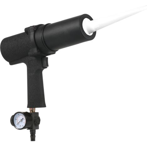 Irovami Pistolet calfeutrage pneumatique – Manomètre, aquarium – Idéal pour décoration, verre, étanchéité (1/5)