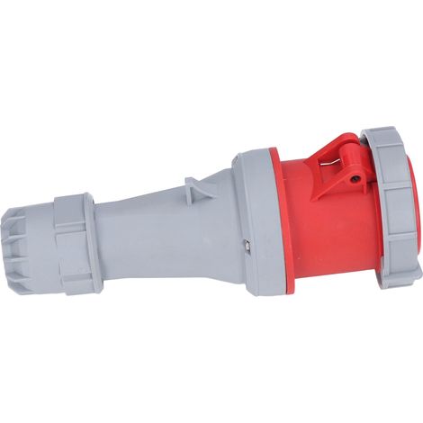 Connecteur industriel étanche IP67 5 broches 3P+N+E 63A prise avion AC 220-380V/240-415V pour usage professionnel. (1/5)