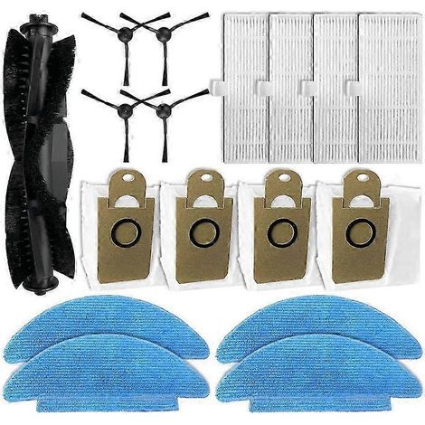 Pour MEDION X20 SW+ MD Brosse latérale principale Filtre HEPA Sacs à poussière (1/5)