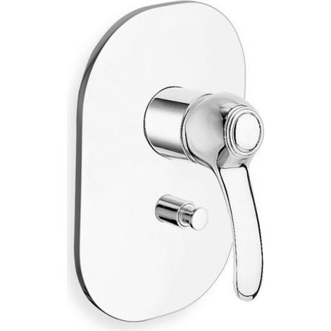FACADE LAITON MITIGEUR MUSEO DOUCHE 2 SORTIES CHROME - CRISTINA ONDYNA AR68951 (1/2)