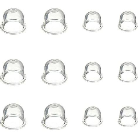 12 Pièces Carburateur Amorce Pompe Ampoule 19 mm et 22 mm Poire Pompe Amorcage Accessoires de Carburateur pour Debroussailleuse Tronçonneuse Souffleur Tondeuse (1/4)