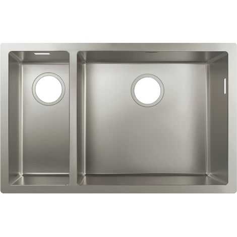 S719-U655 Fregadero bajo encimera 180 x 450 acero inoxidable (1/3)